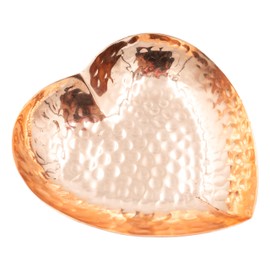 Copper Heart Shape Dish - Hand Hammered Pure Copper Dish - Heart Shaped Bowl for Mothers Day, Wedding, Anniversary, Valentines Day
