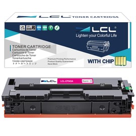 LCL CF543A Magenta Toner Cartridge Compatible for HP 203A 203X CF543A CF543X Compatible for HP Color LaserJet Pro M254dw M254dn M254nw MFP M281fdw M281fdn M281cdw M280nw (Pack of 1)