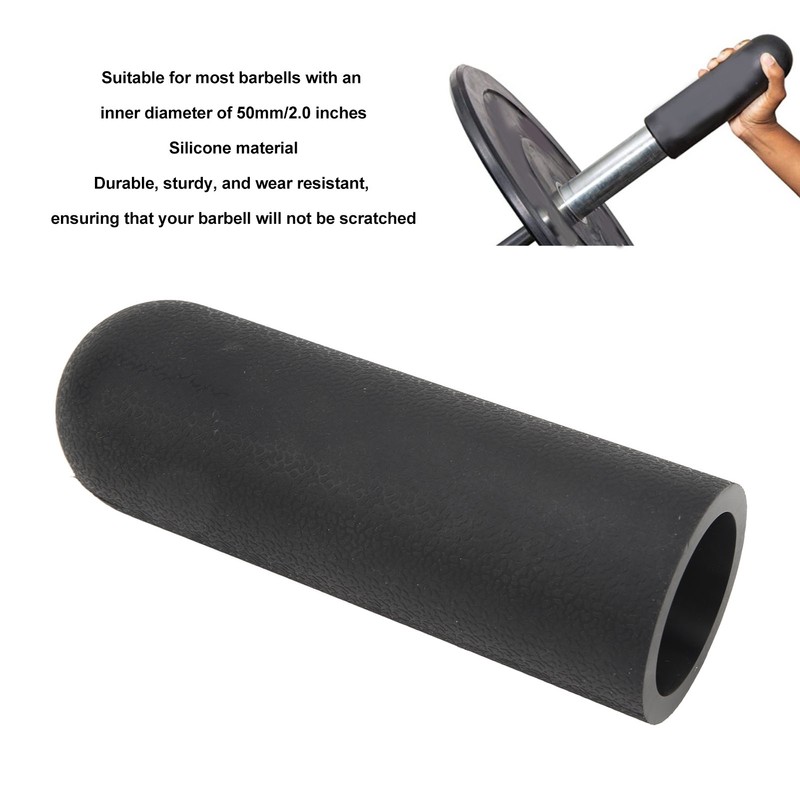 Barbell Grip Barbell Bar Silicone Grip Anti Slip Dumbbell Handle