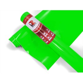 Rvinyl 3M 1080 Series VCW17120 Satin Neon Fluorescent Green - 5ft x 1ft - Dual Cast Car Wrap Vinyl Film - Controltac Air Release Adhesives - Sheet Roll for Vehicles, Rims and Signs