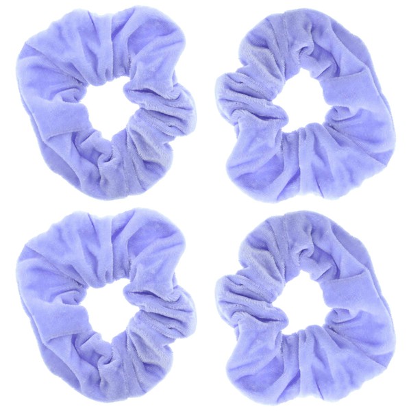 Zac's Alter Ego Set of 4 Value Velvet Hair Scrunchies