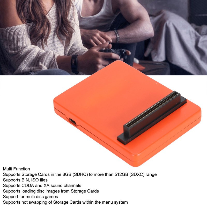 Optical Drive Emulator SDL Kit 3D Printed Case Support Storage