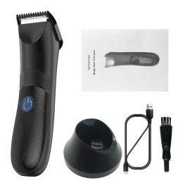 Electric Men Pubic Hair Trimmer-Groin Body Hair Ball Shaver Clipper Waterproof