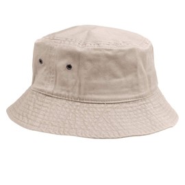 Unisex Bucket Small Brim Summer Beach UV Protective Packable Travel Hat (Beige, Large/X-Large)