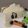 'Goth Couple' Canvas Wash Bag/Makeup Case (CS00038834)