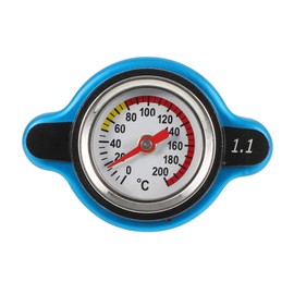 FELTECHELECTR Automotive Water Temperature Gauge for Accurate Coolant Monitoring Cars Trucks and Rvs Optimizes Engine Performance with Reliable Temperature Readings
