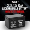 Casil 12v 10ah Battery Compatible with 2081-9274 Simplex Fire Panel