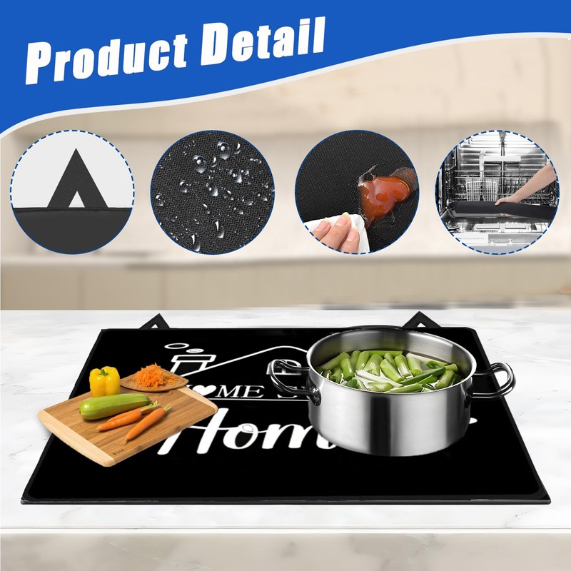 Hob Covers, 62 x 53 cm Ceramic Hob Cover with