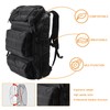 Universal Tactical Vehicle Back Seat Organizer Tactical Backpack with Multi-Pockets