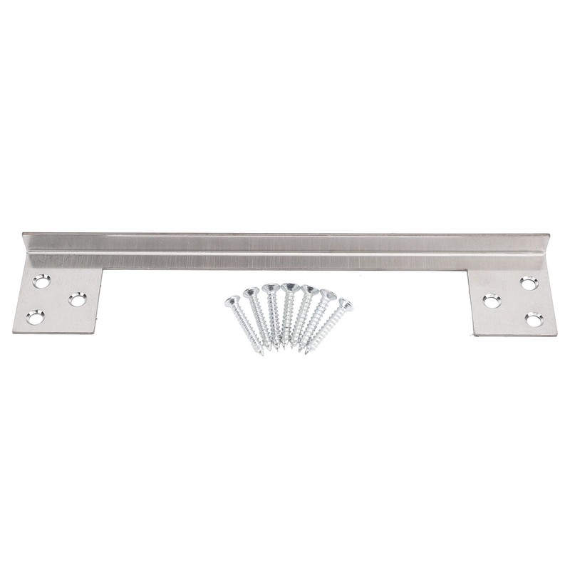 Door Latch Guard Plate, Outswing Door Security Protector, L Shaped