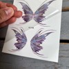 Butterfly Tattoo Sticker Bora henna 5ea