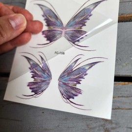 Butterfly Tattoo Sticker Bora henna 5ea