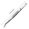 Stainless Steel Tweezers, with Curved Serrated Tip Multipurpose Sewing Machine