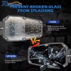 RI UTV 1.75"-2" Rear View Side Mirrors Kit with LED