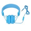 3.5mm Wired Headset with Mic Stereo Foldable Adjustable Headband Inline