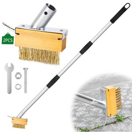 ROSTIUTE Paver Weed Removal Tool, Patio Sidewalk Weed Crack Remover Puller for Pavers, Crack and Paver Deck Crevice Weeder Cleaning Weeding Tool