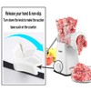 LHS Manual Meat Grinder with Stainless Steel Blades Heavy Duty