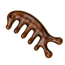 Altipia Scalp Lymph Face Hippocampus Wooden Gua Sha / 두피 림프 얼굴 해마 원목 괄사