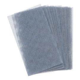 QUARKZMAN 15 Stück Mesh-Schleifblätter 320 Körnungen 2,8" x 5" Nass-/Trockenschleifpapier Staubfreie Klett- und Schleifpads für Auto Holzbearbeitung Metallpolitur & Schleifen