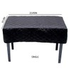 ESYUEL Piano Stool Single Chair Bench Cover with Quilted Diamond