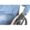 Globaleather SureGrip Fingerless Wheelchair Gloves - Black (Medium) - Hardwearing,