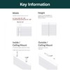 CHICOLOGY Blinds for Windows, Mini Blinds, Window Blinds, Door Blinds,