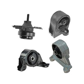 Engine Mount and Manual Transmission Mount Kit - 4 Piece - Compatible with 2001-2005 Honda Civic 1.7L 4-Cylinder