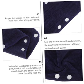 jojofuny 30 Pcs Hard Hat Sweatband Belt Bro for Men Hat Helmet for Adults ATV Mens Hard Hat Gutter End Cap Sweatbands Welding Sweatband Lady Parts Fabric Man Worker Hat