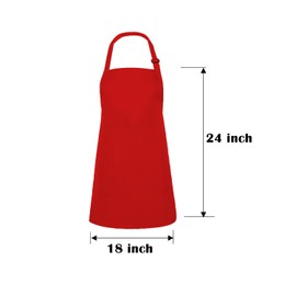 Kids Apron Chef Outfit Costume Toddler Girl Boy Aprons Cooking Baking Painting 5-13 years old