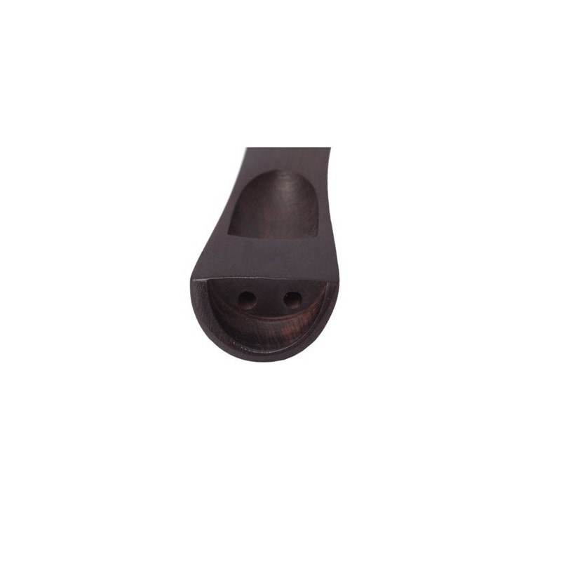Ebony Violin Tailpiece with Eyes Inlay