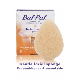 Buf-Puf New Buf Puf Everyday Facial Sponge Gentle Cleans & Refreshes Skin Non Irritating