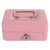 xydled Locking Steel Mini Cash Box with Removable Coin Tray