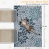 Hedgeink Large Cat Litter Mat Soft Litter Trapping Mat with