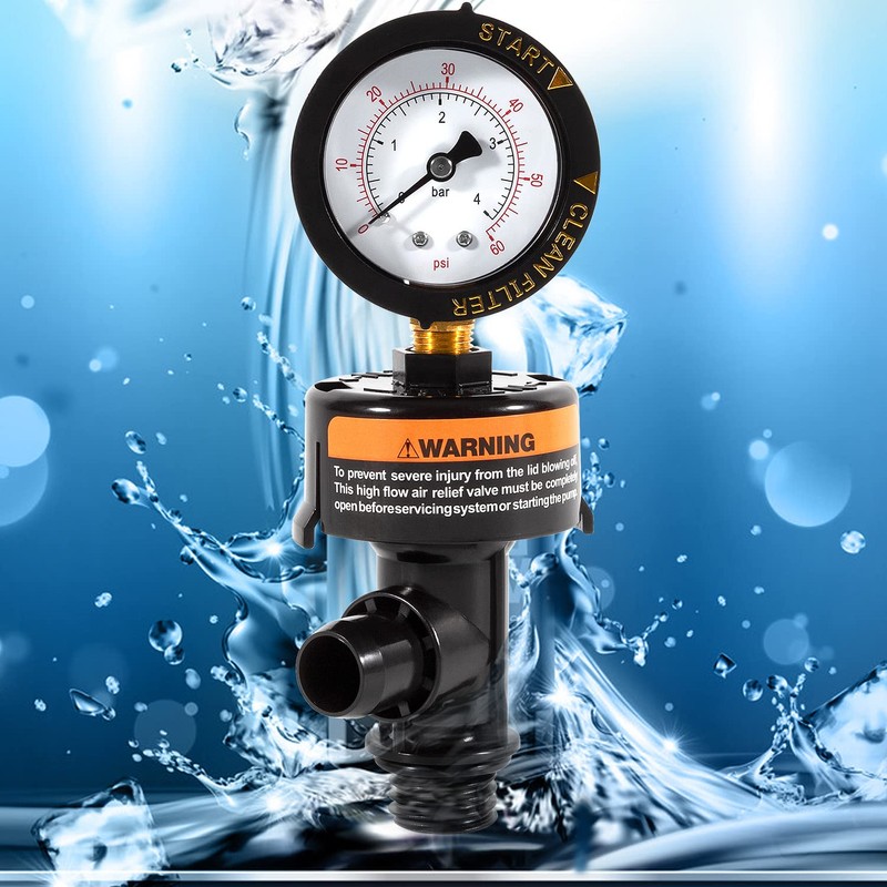 sixcow 98209800 High Flow Manual Relief Valve, Air Relief Manual
