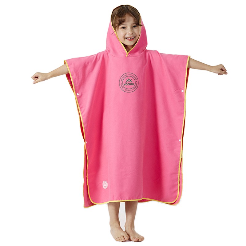 Hooded Bath Towel for Kids Quick Dry Bath Poncho Towel