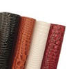 8pcs Glossy Alligator Faux Leather Fabric,8"x12"(20cmx30cm) Bright Embossed Crocodile Textured