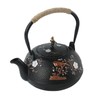 Cast Iron Teapot SECHUDO Teapot for Stovetop Safe Coated with