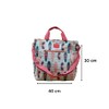 Elevanty Waterproof Beach Bag with Zipper, Adjustable Shoulder Bag for