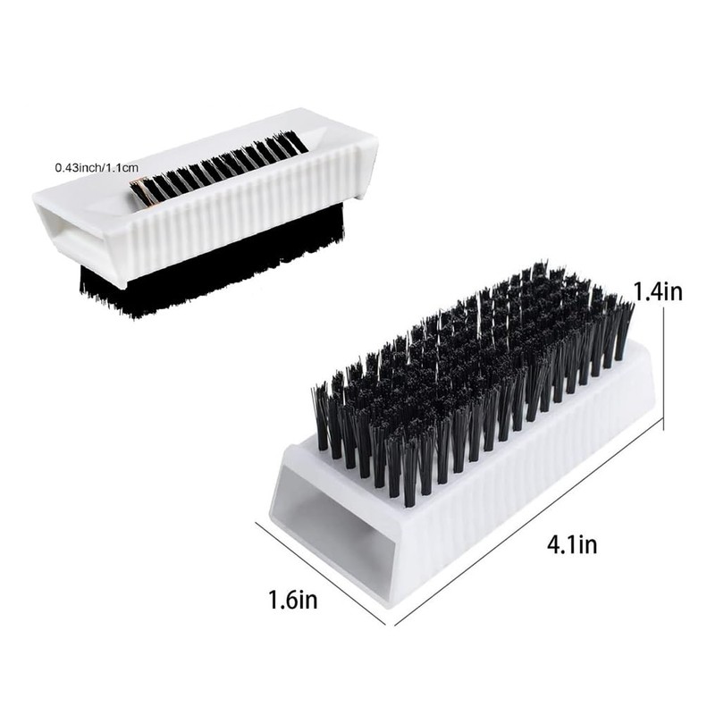 2PCS Nail Brush Surgical Scrub Brushes Two-Sided Stiff Hand and