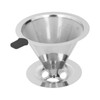 Coffee Dripper Stainless Steel Reusable Pour Over Coffee Dripper for
