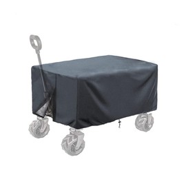 Waterproof Camping Wagon Cover, Rain Cover for Wagon Rain Wind Cover Push-Pull Wagon Rain Cover Canopy Folding Stroller Trolley Cart Accessories UV Resistant Cover for Garden Camping Picnic