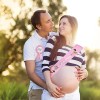 Baby Shower De Banda Mom Dad To Be 2 Piezas