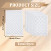 WEBEEDY 8 Pcs Sashiko Embroidery Pattern Stabilizers Set for Sewing,Water