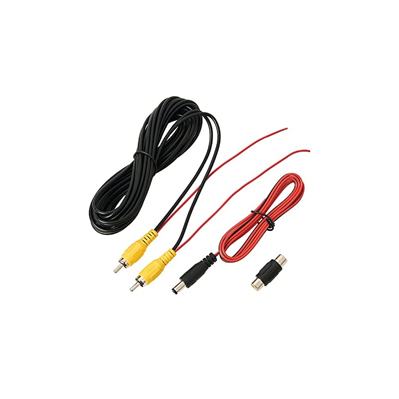 QDiShi Backup Camera RCA Video Cable, Car Reverse Rear View