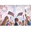 Fruidles Patriotic Twist Lollipop, USA Red, Blue, & White Mixed