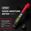 HABOTEST HT67 Digital Wood Moisture Meter Professional 2 Pins Wood