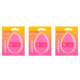 essence double-sided powder puff, Make-up Schwämmchen, vegan, Nanopartikel frei, 3er Pack (3x1pcs)