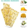 ERKOON Beeswax Cloth Roll Reusable Cling Film for Food, Natural