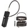 Combination Cable Lock - 3 Retractable Locks (11.8", 23.6", 47.2")