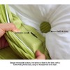 WOWMAX 100% Cotton Wedge Pillow Covers Cases for Our Reading